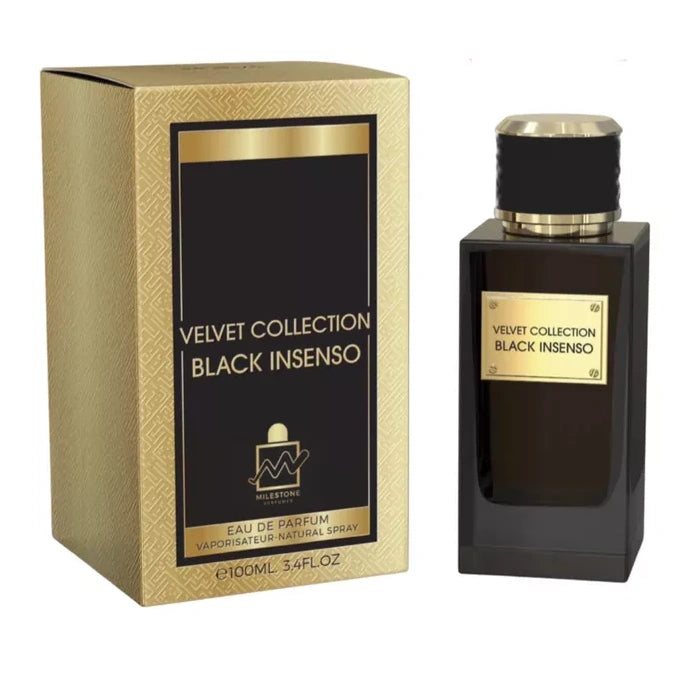 Milestone Velvet Collection Black Insenso
