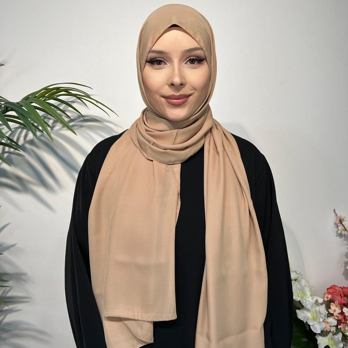 Chiffon Krepp Kopftuch – Leicht und Elegant