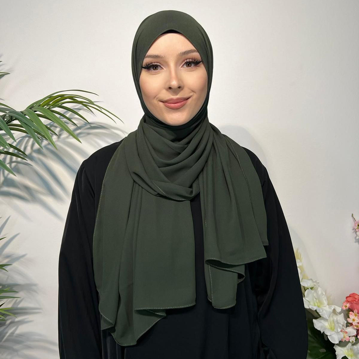 Chiffon Krepp Kopftuch – Leicht und Elegant