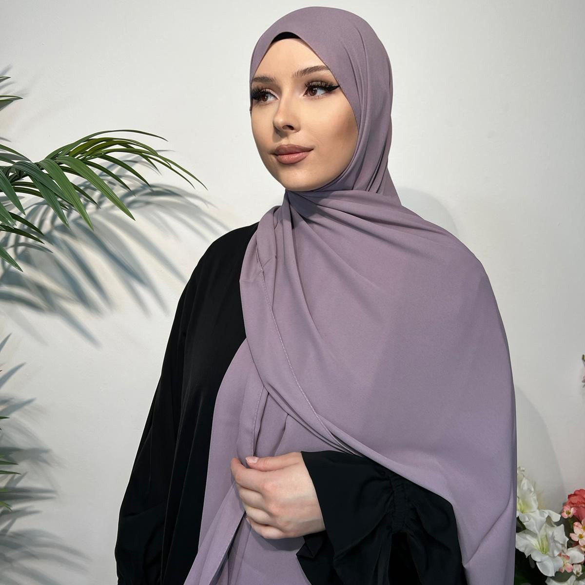 Chiffon Krepp Kopftuch – Leicht und Elegant