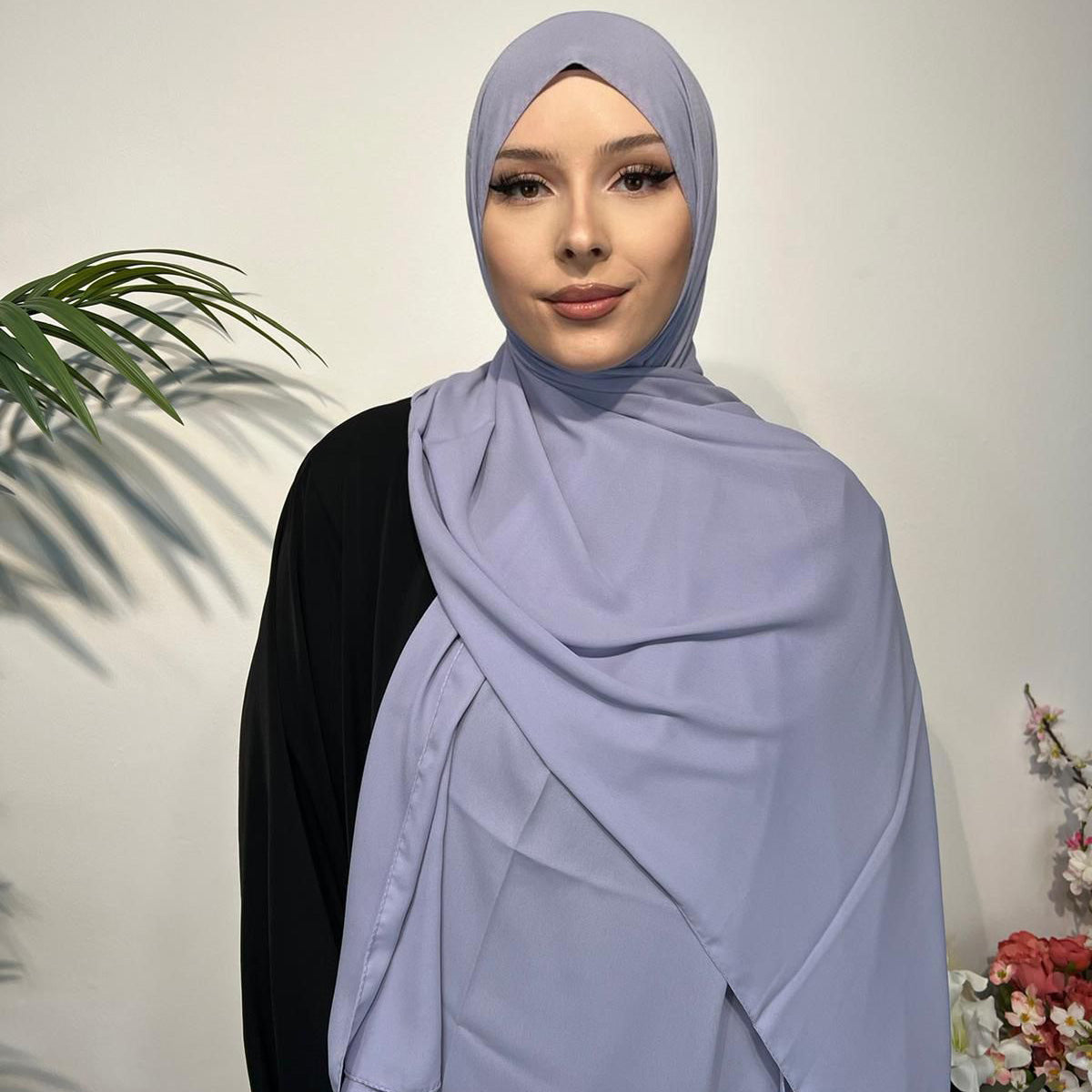 Chiffon Krepp Kopftuch – Leicht und Elegant