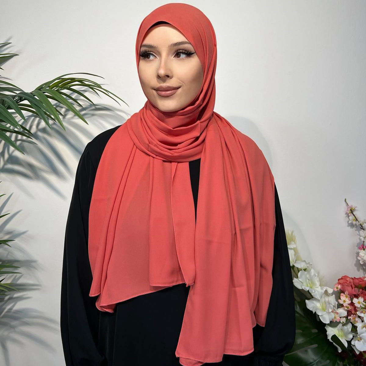 Chiffon Krepp Kopftuch – Leicht und Elegant