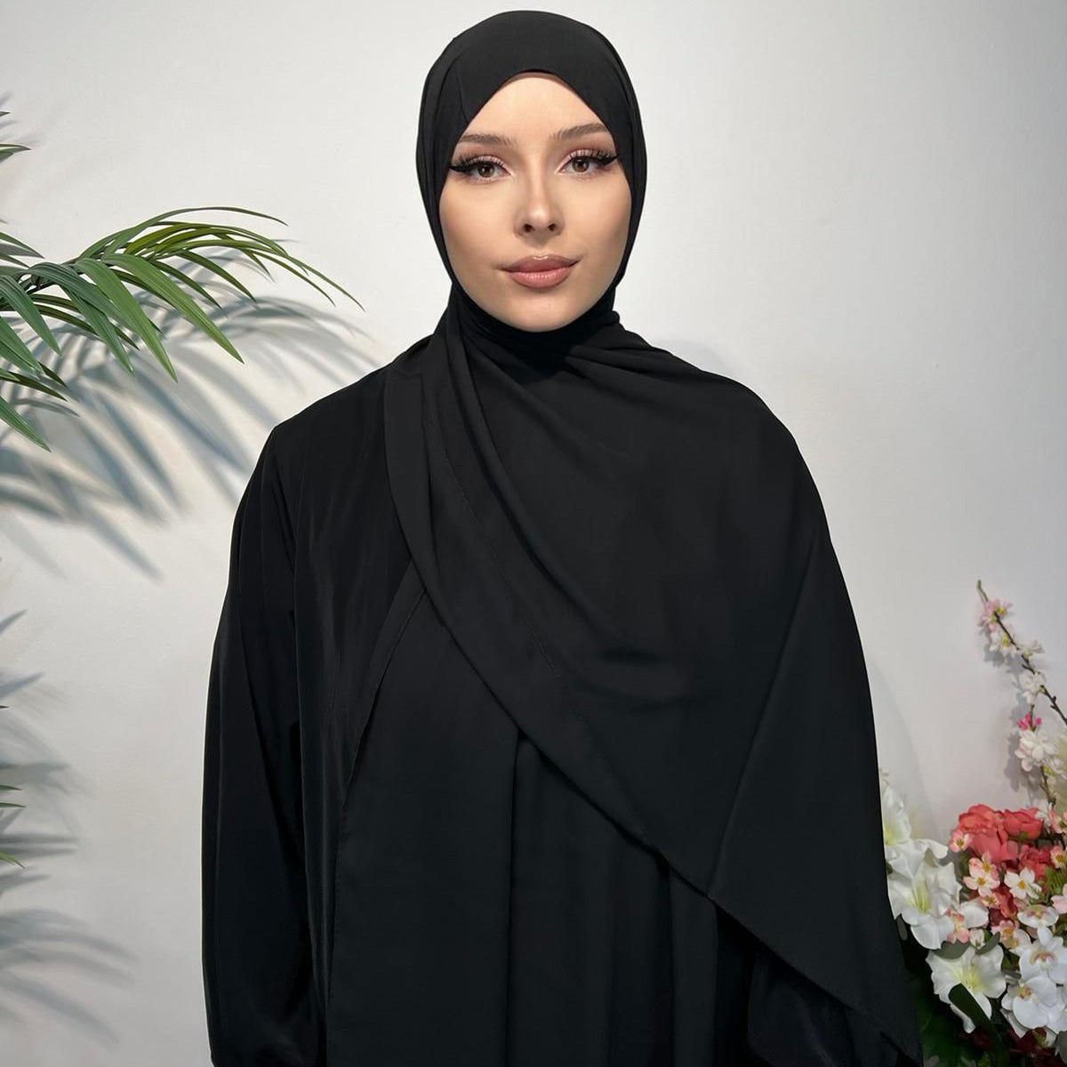 Chiffon Krepp Kopftuch – Leicht und Elegant