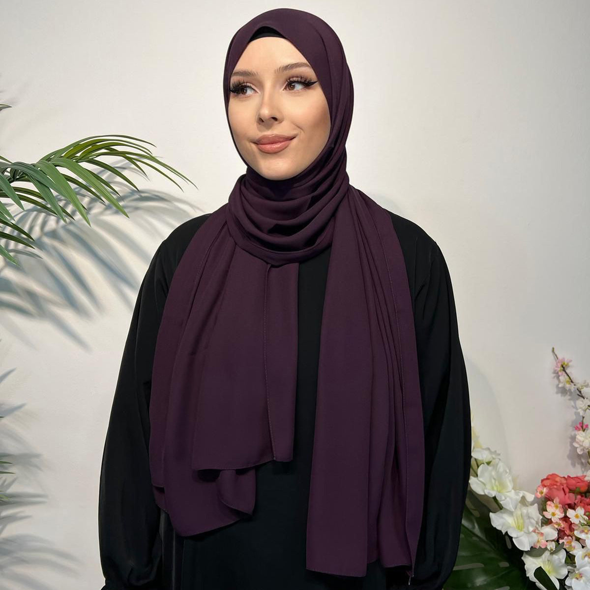 Chiffon Krepp Kopftuch – Leicht und Elegant