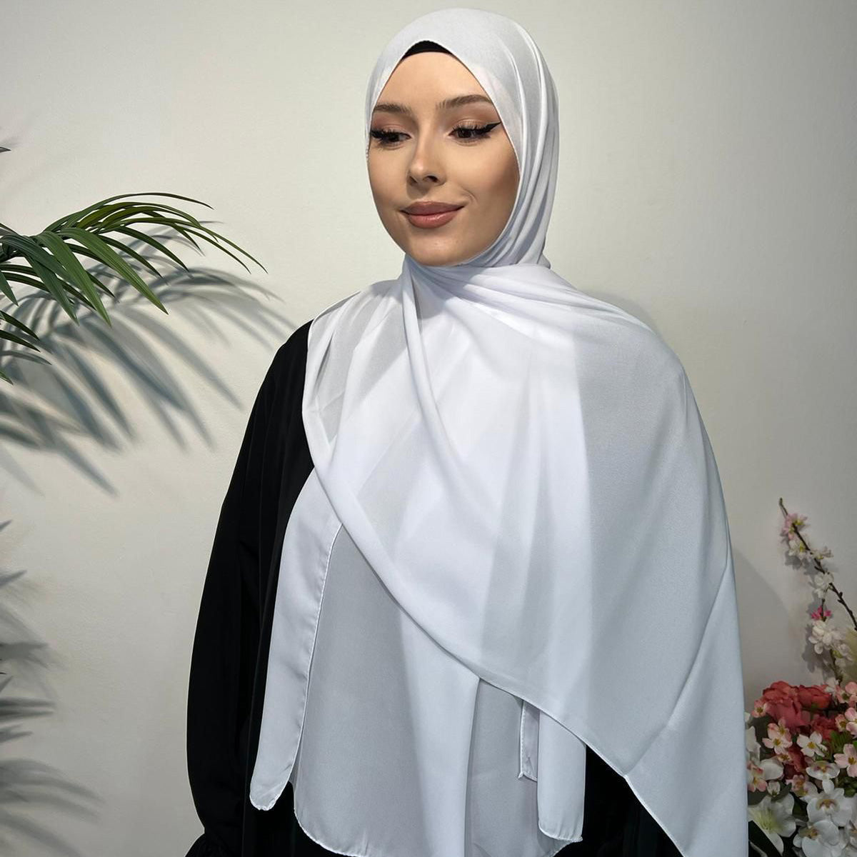 Chiffon Krepp Kopftuch – Leicht und Elegant